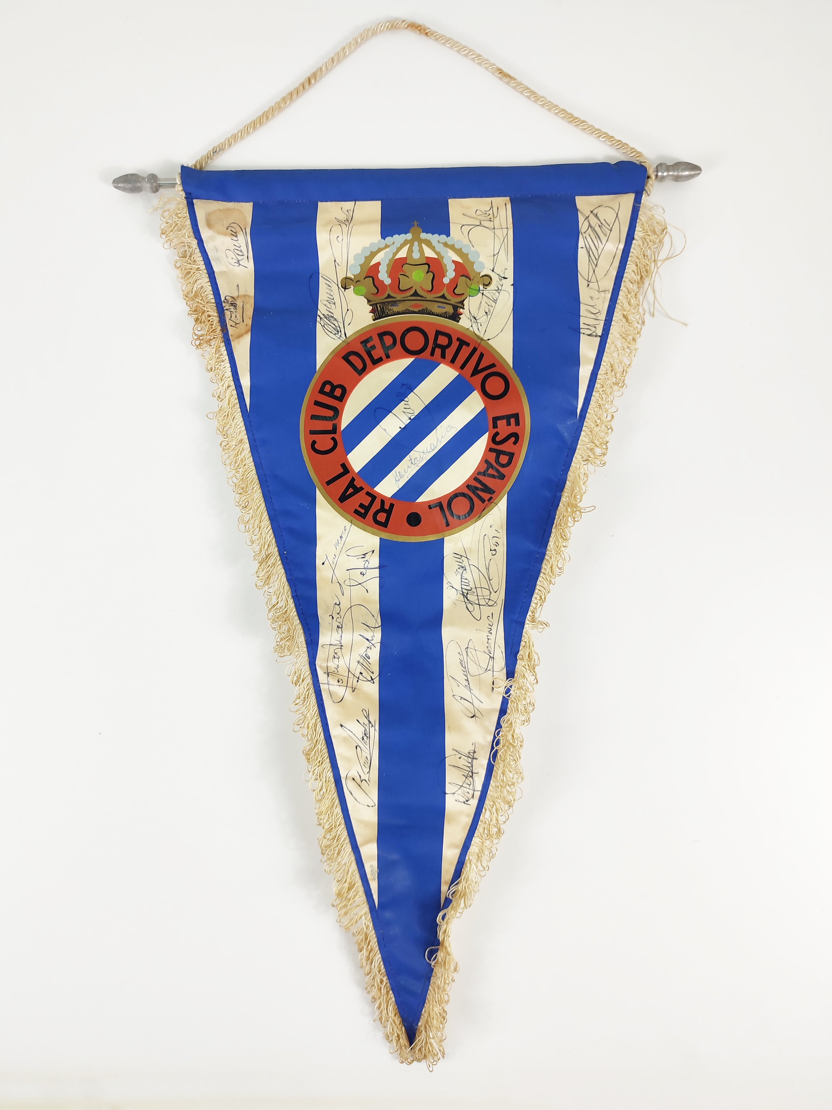 BANDERINES AUTOGRAFIADOS DEL RCDE