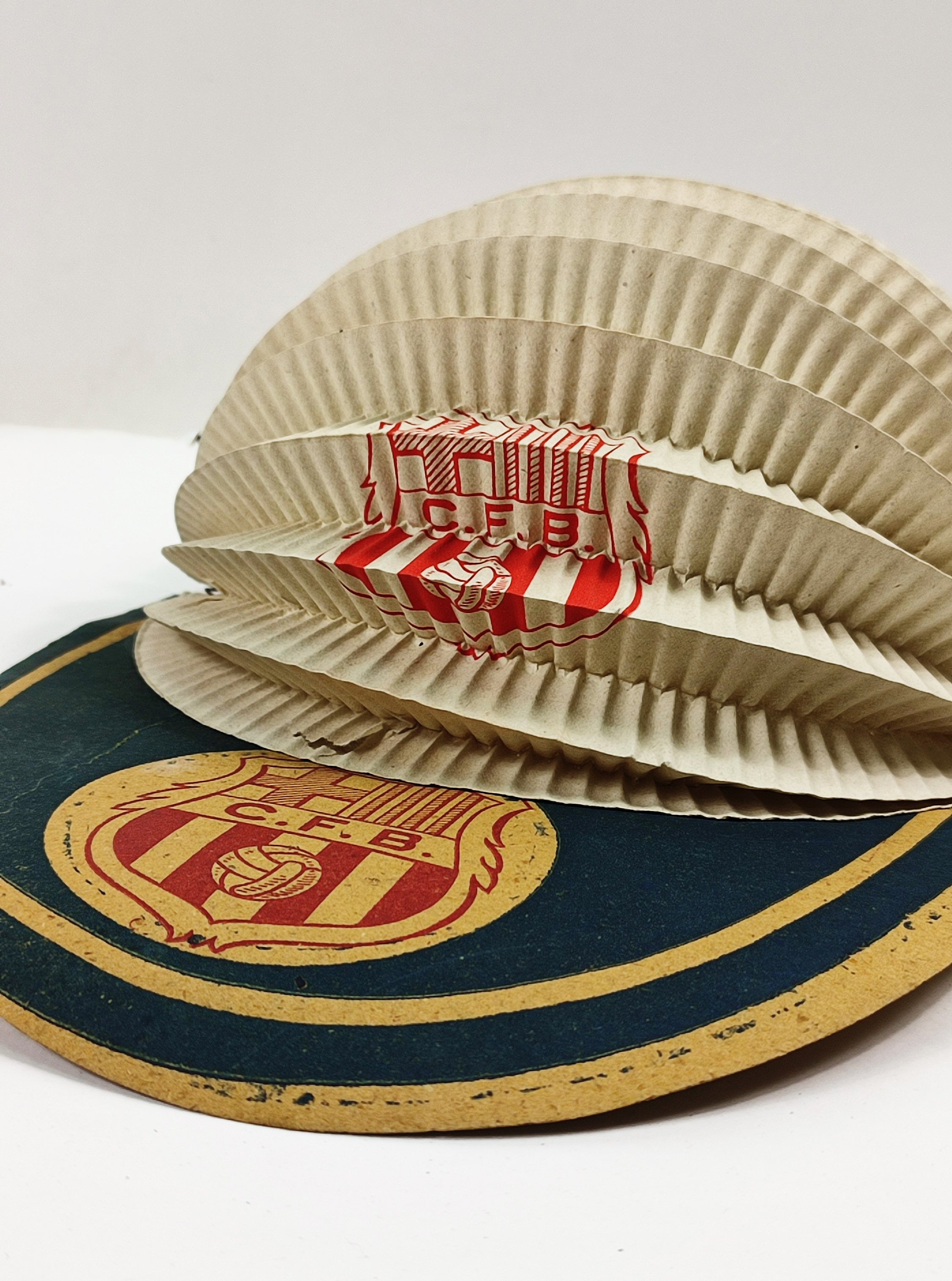 GORRA ANTIGUA DEL FC BARCELONA. MERCHANDISING.