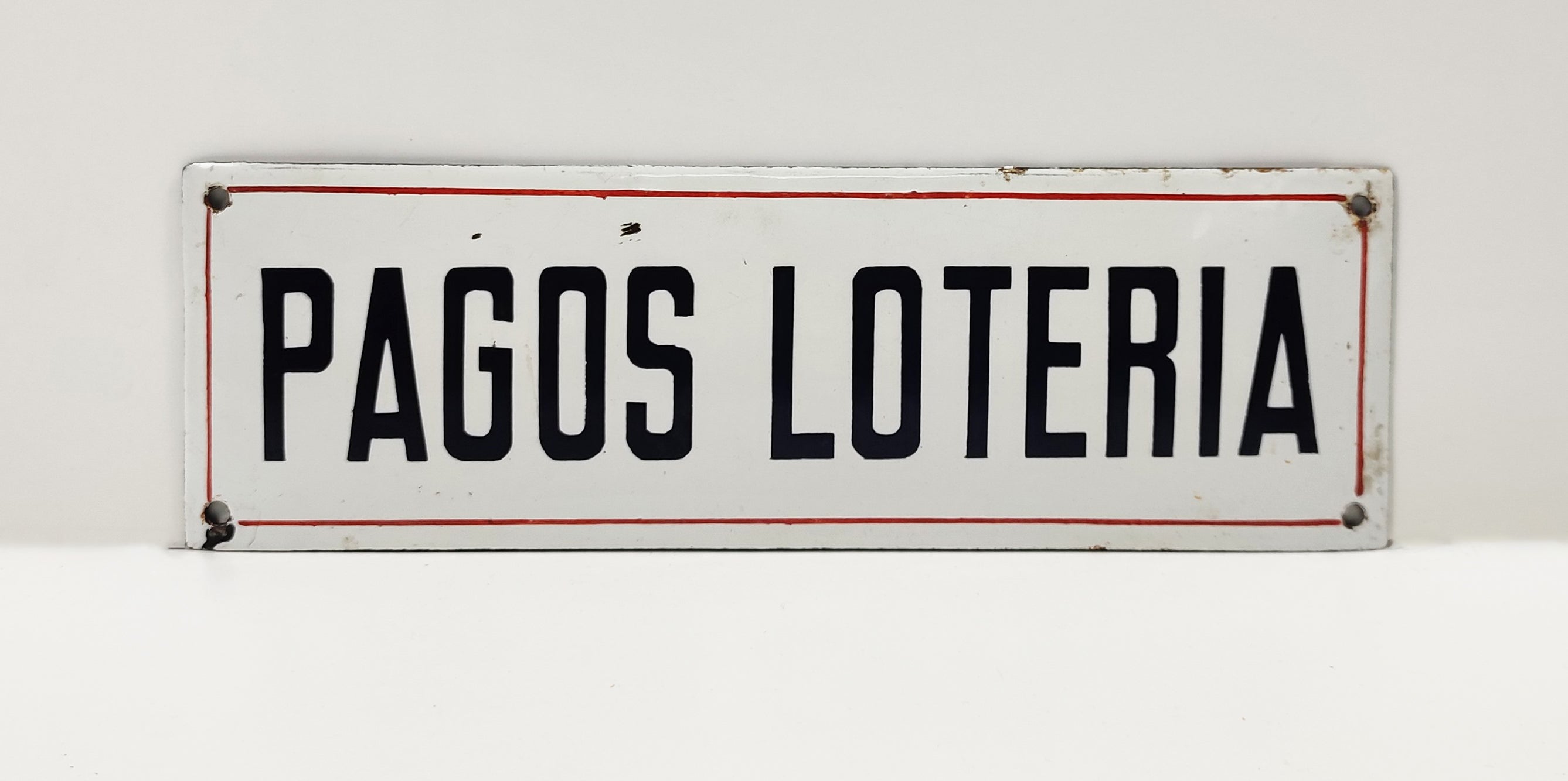 PLACA PUBLICITÀRIA. PAGAMENT DE LOTERIA