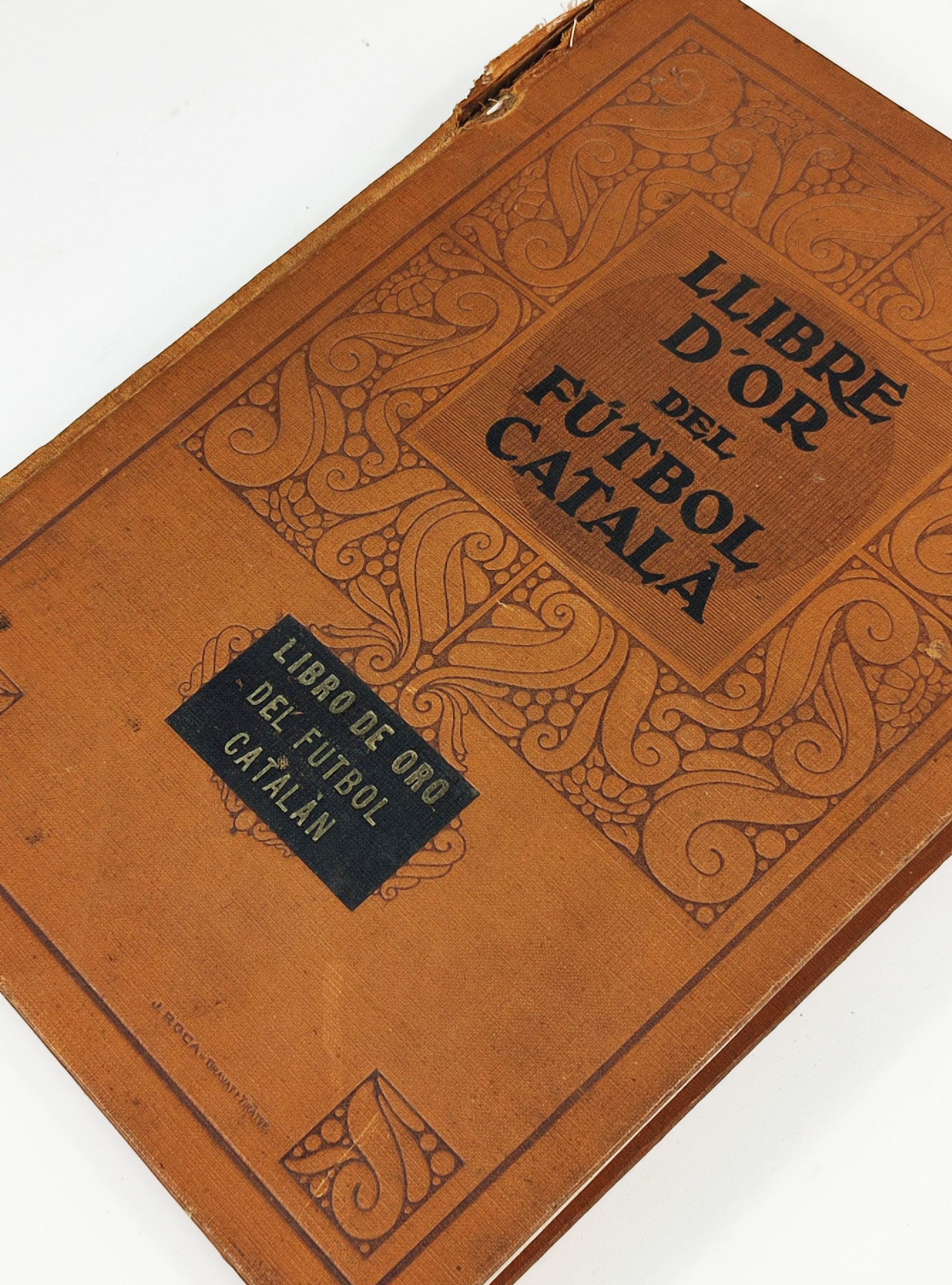 LLIBRE D'OR ANTIGU DEL FUTBOL CATALÀ - LLIBRE D'OR DEL FUTBOL CATALÀ. 1928