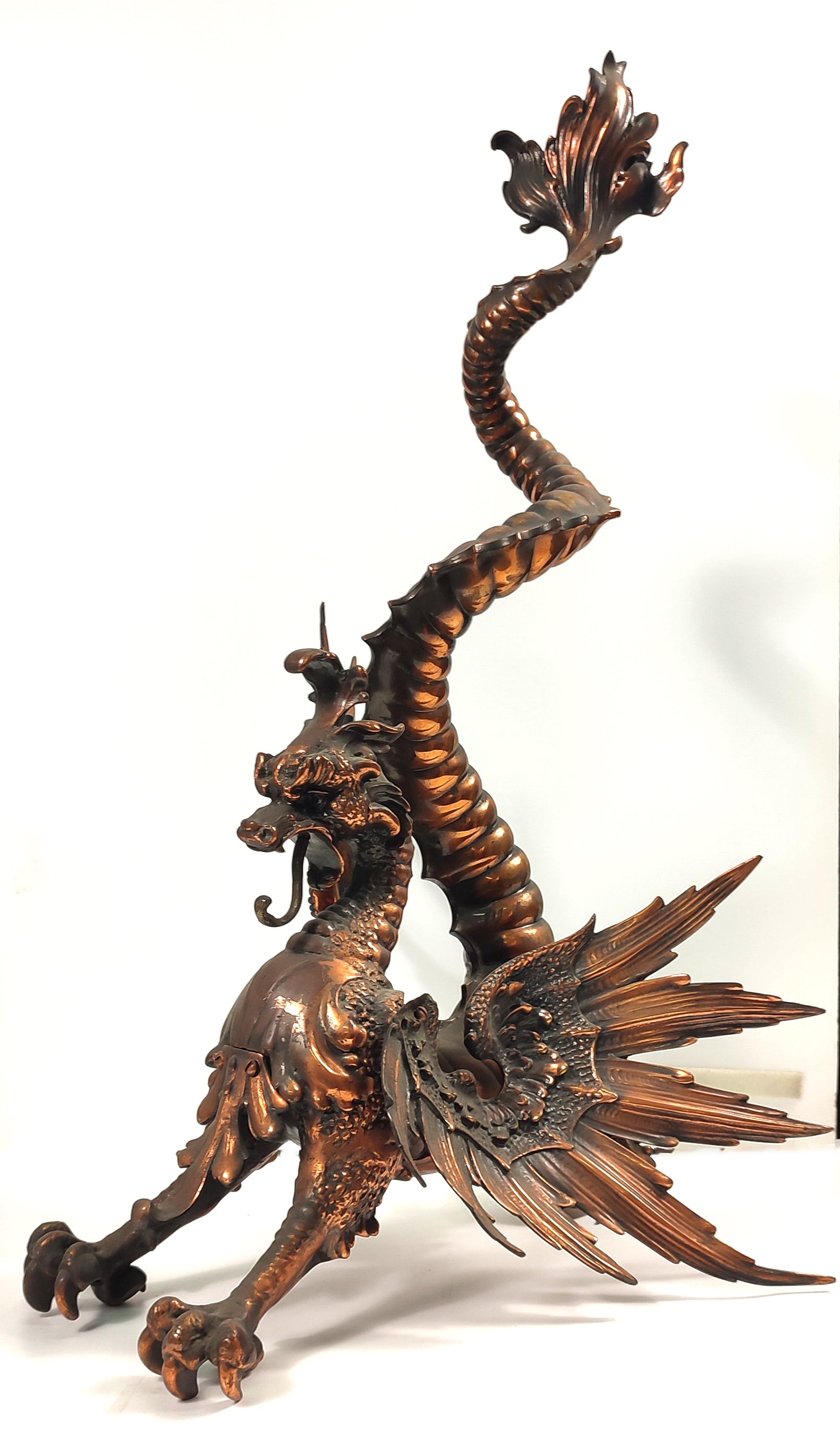 ART NOUVEAU BRONZE DRAGON
