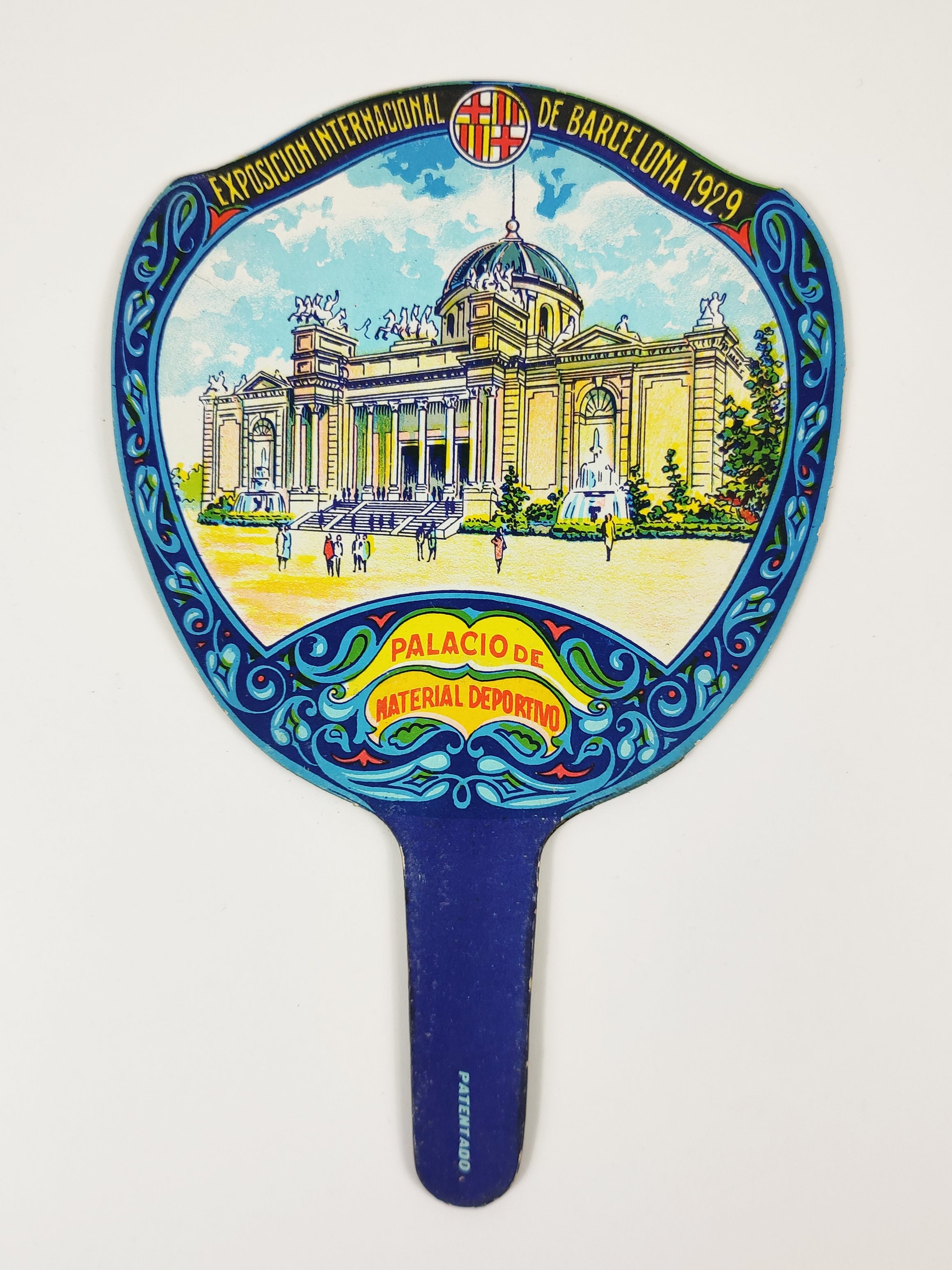 EXPOSICIÓN INTERNACIONAL DE BARCELONA 1929 ABANICO