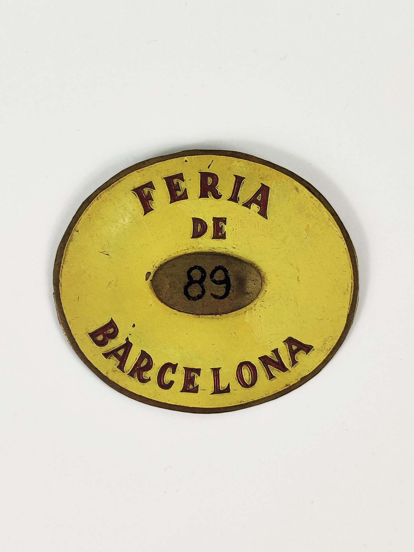 FERIA DE BARCELONA 1929 - PIN DNI EXPOSANTS