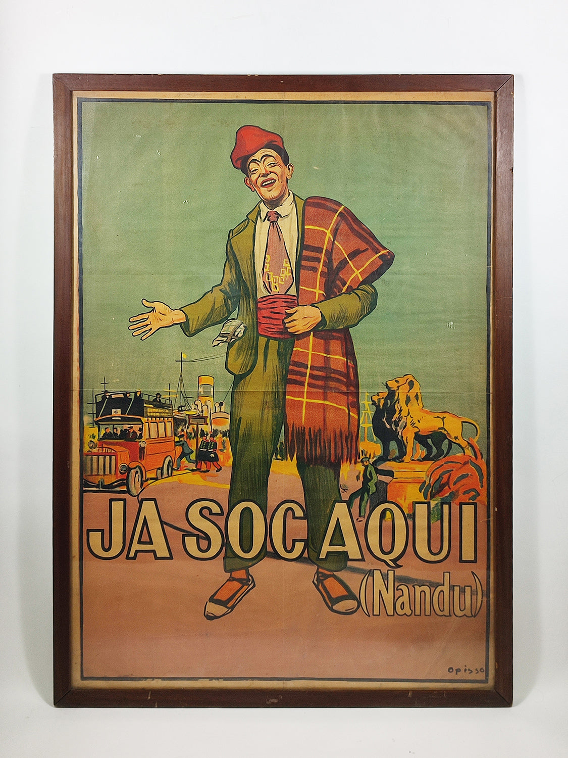 CARTELL JA SOC AQUÍ - RICARD OPISSO