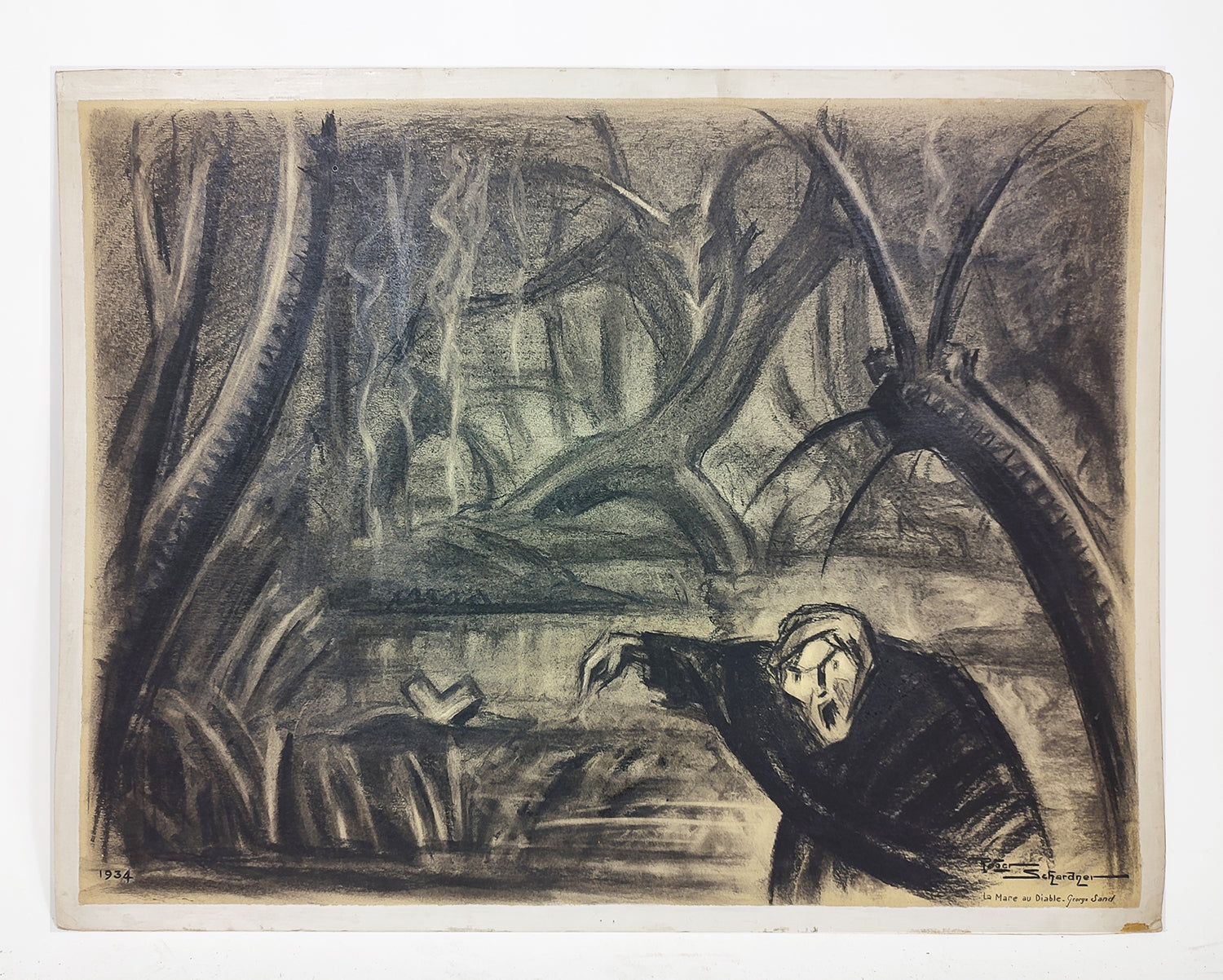 PINTURA_'LA MARE AU DIABLE' - ROGER SCHARDNER. 1934