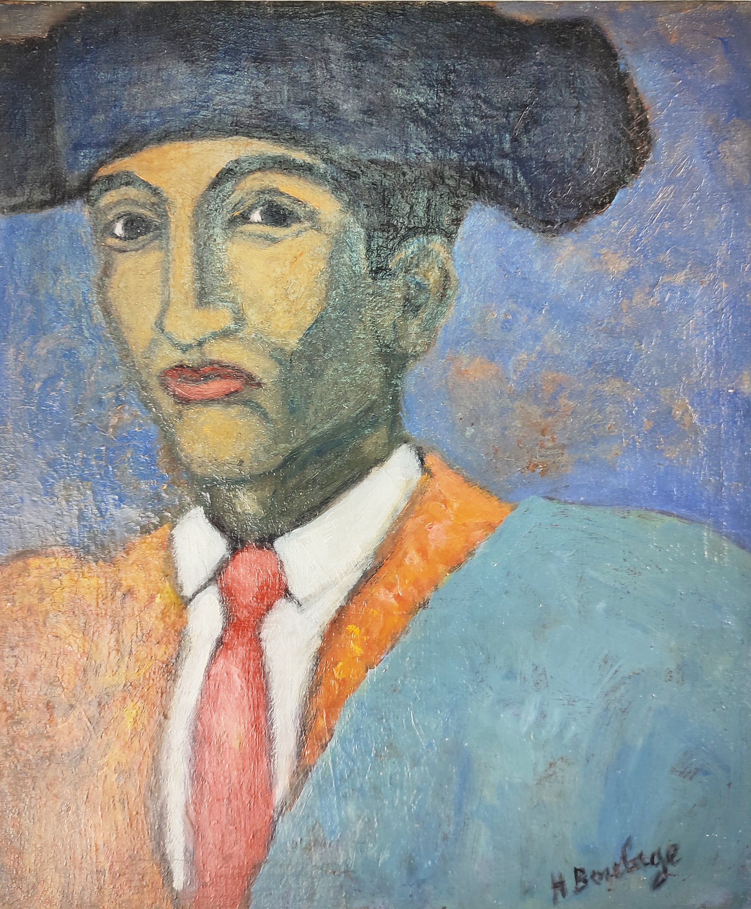 RETRAT_'MANOLETE, TORERO' - HENRI BOULAGE