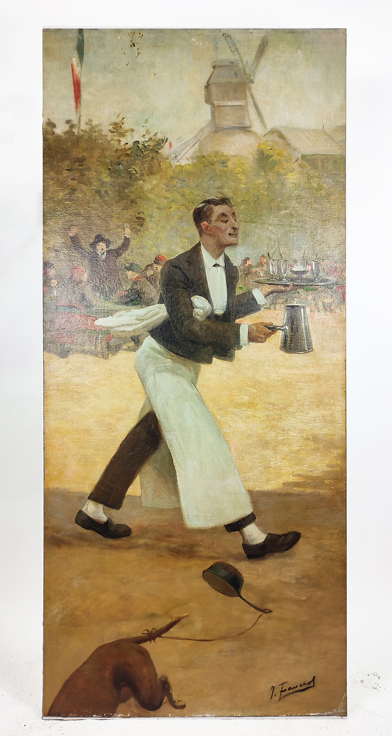 'DOS CAMBRERS A MONTMARTRE' - PINTURA (DÍPTIC)
