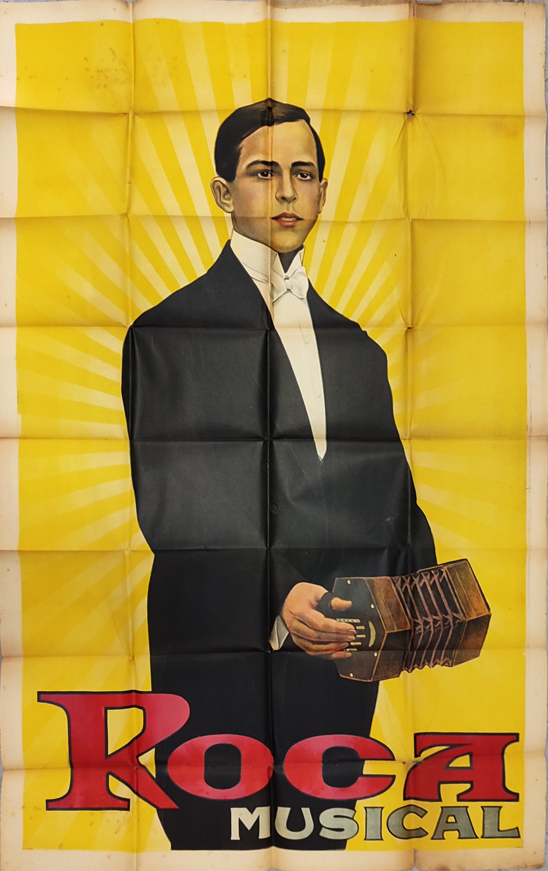 CARTEL GEGANT DE LA ROCA MUSICAL (I). c. 1920