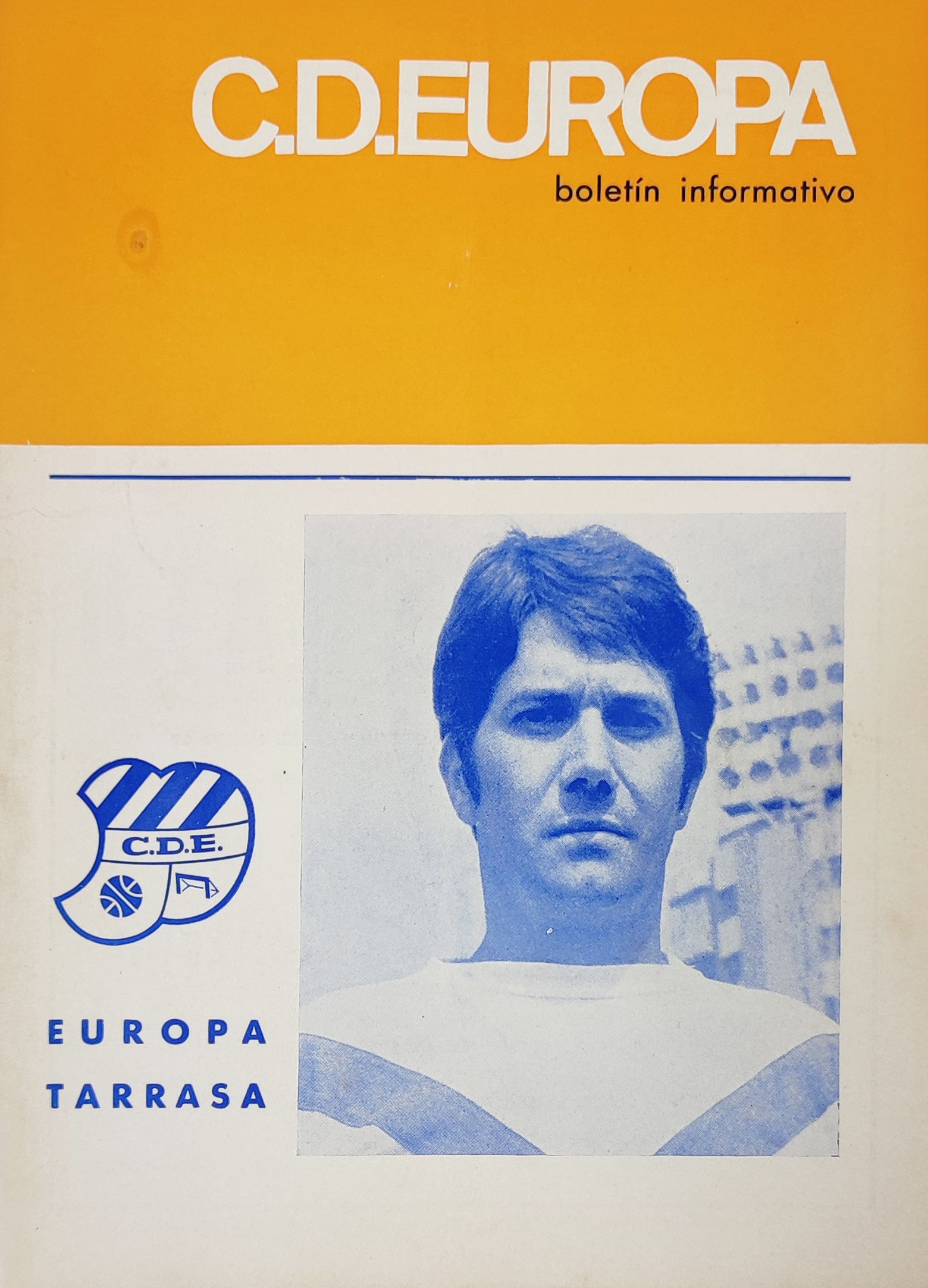 LIBRO ANTIGUO - BOLETÍN INFORMATIVO CD EUROPA - TARRASA. 1970