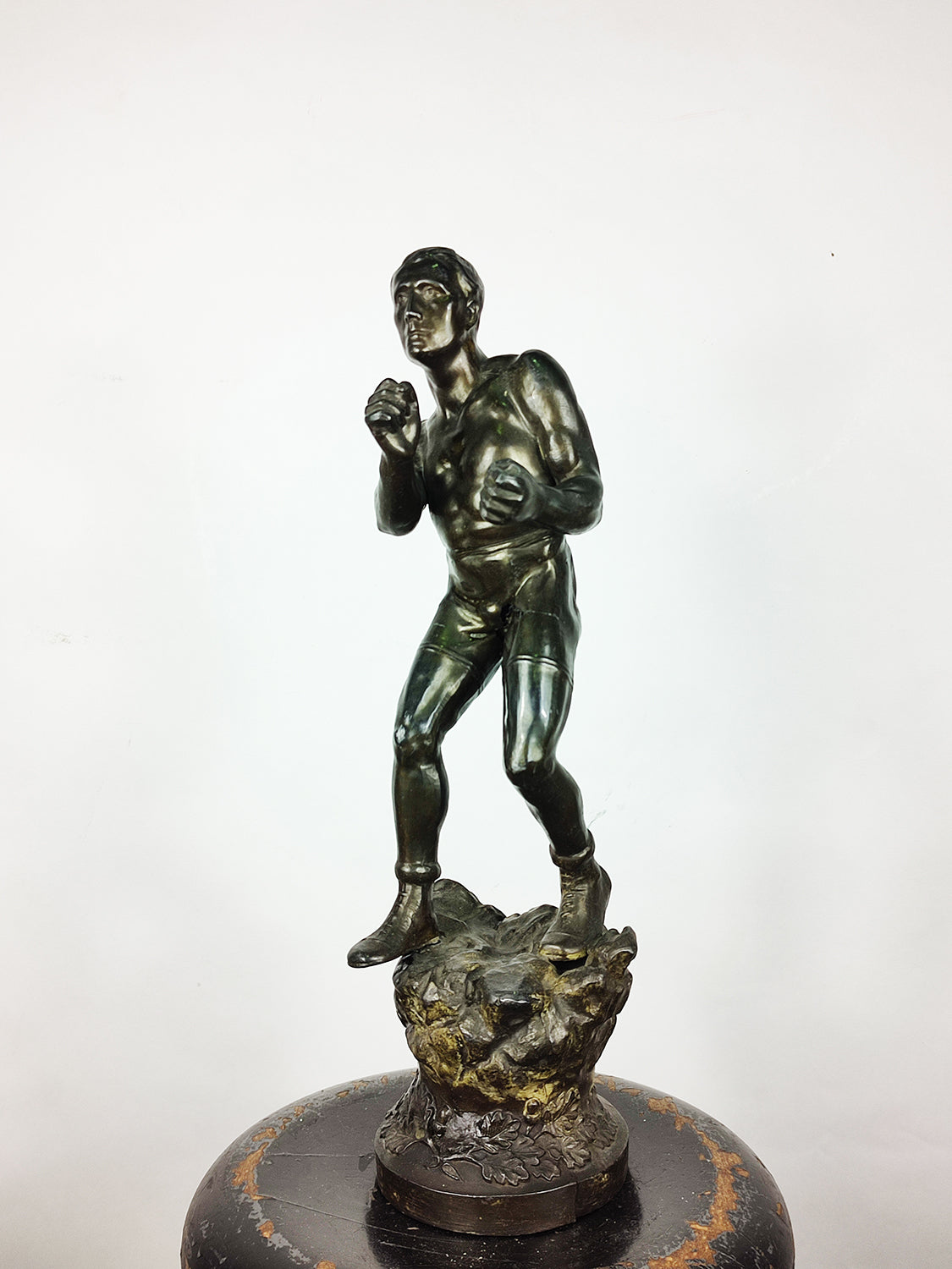 ANTIQUE BOXING SCULPTURE (VII)