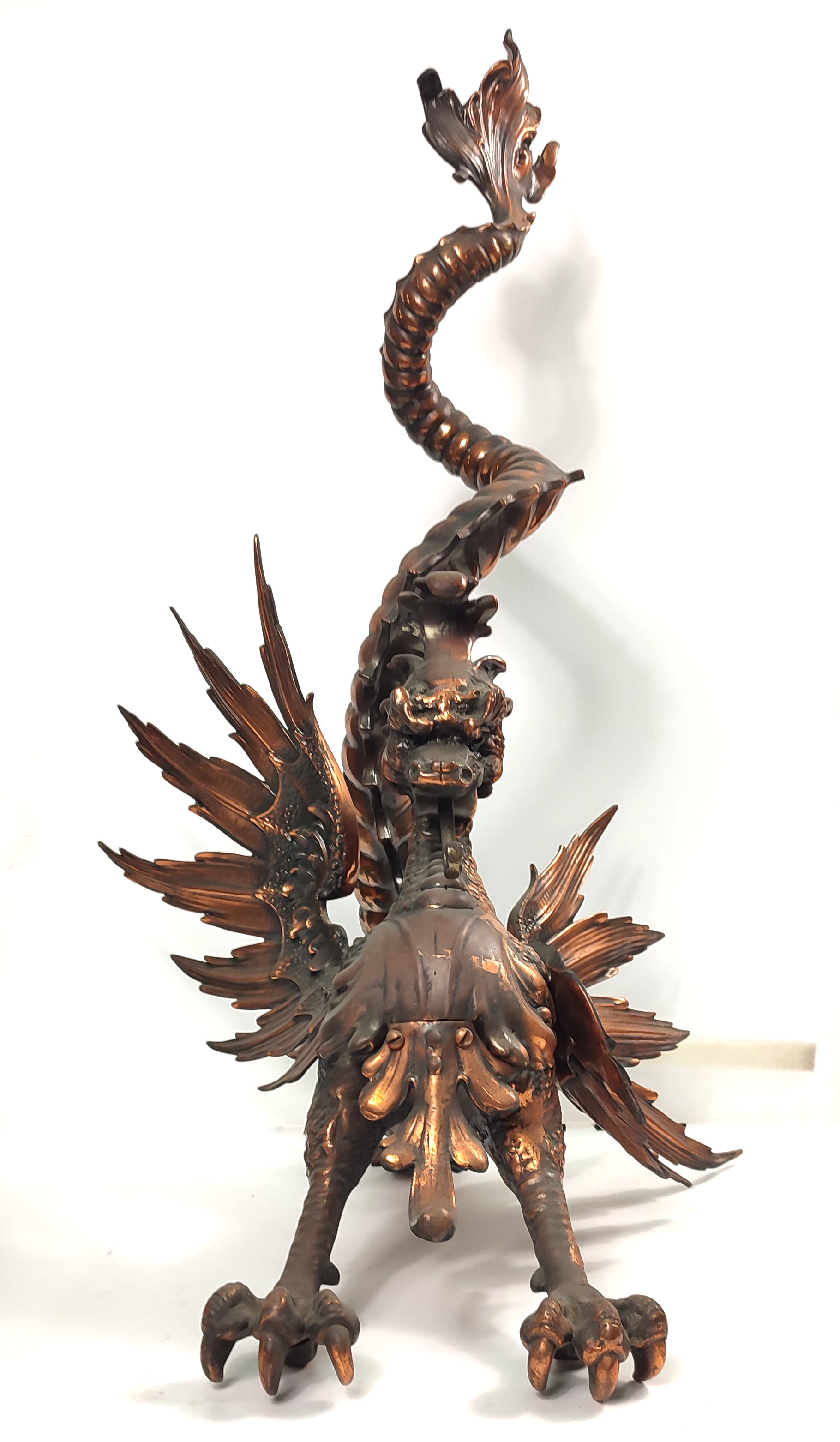 ART NOUVEAU BRONZE DRAGON