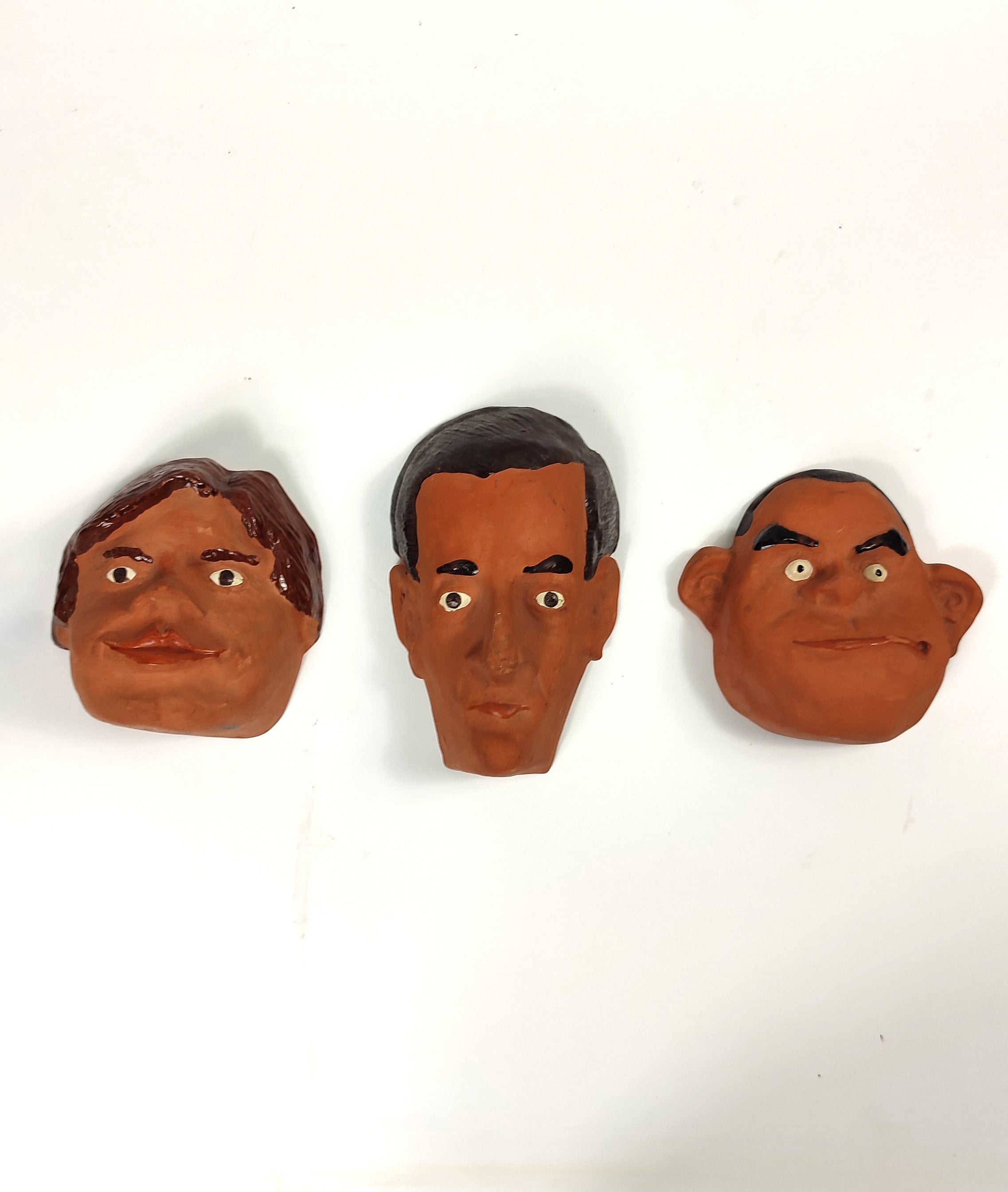 CLAY FACES THREE FRIENDS - MASKS