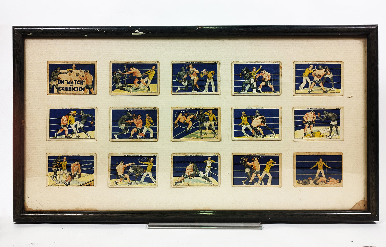COLLECTION OF BOXING HUMOROUS POSTCARDS_CHOCOLATE JUNCOSA