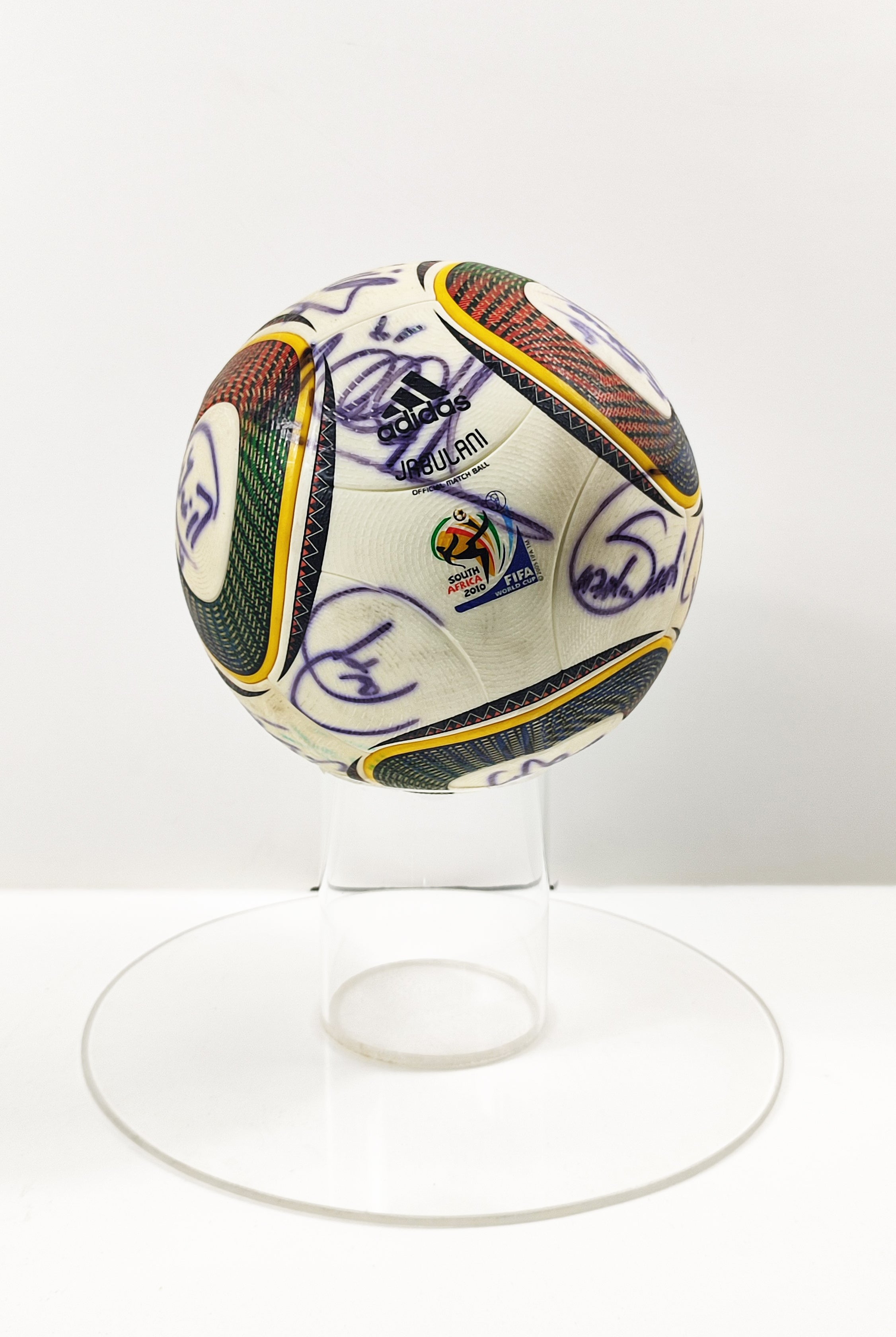 BALÓN DE FÚTBOL FIRMADO POR LOS JUGADORES ESPAÑOLES - COPA MUNDIAL DE LA FIFA 2010