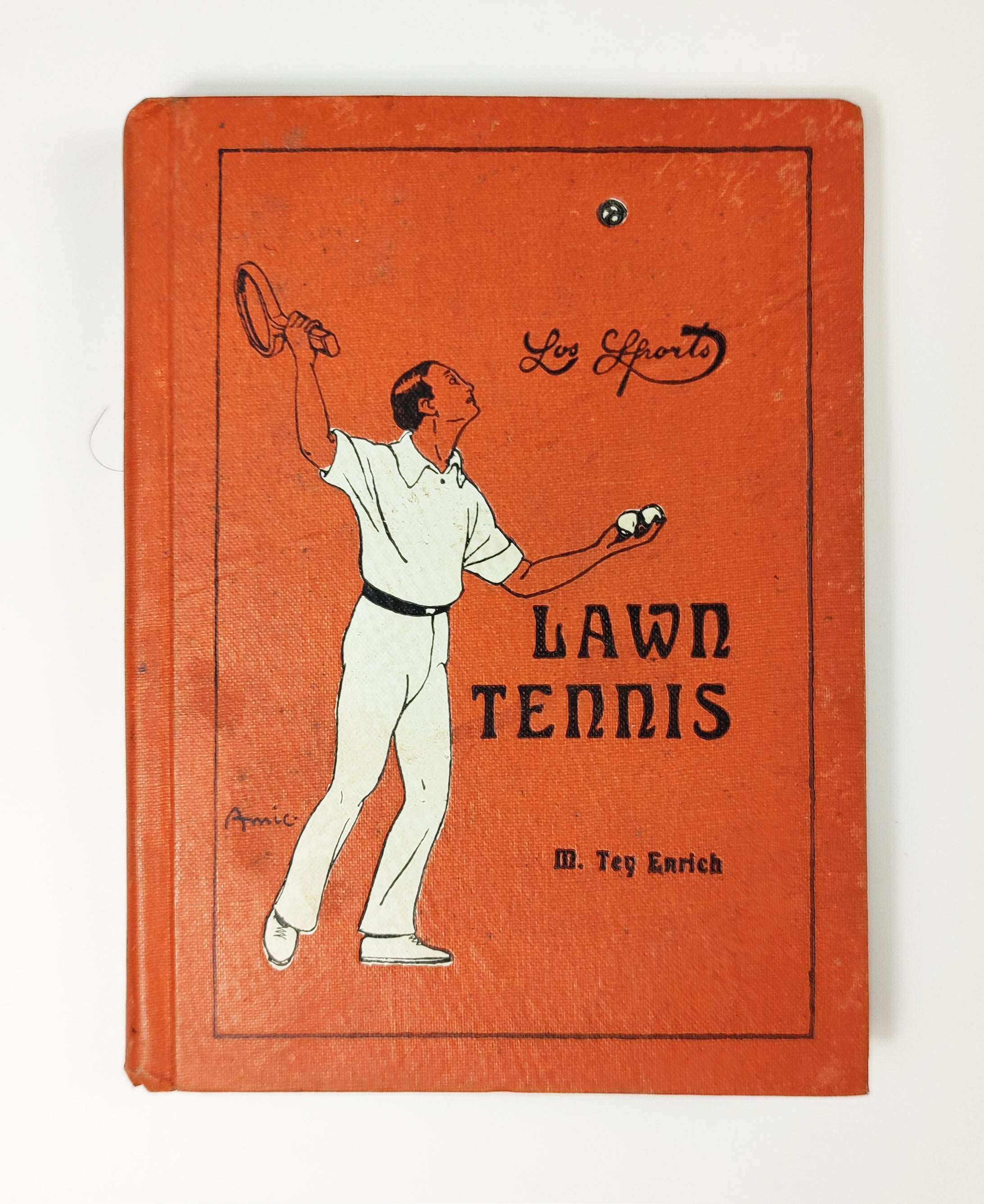MANUAL DE TENIS SOBRE CÉSPED DE M. TEY ENRICH - COLECCIÓN DEPORTIVA LOS ÁNGELES, 1933
