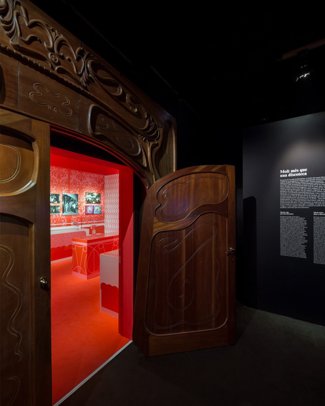 ORIGINAL DOORS FROM BOCCACCIO CLUB, BARCELONA. 1967