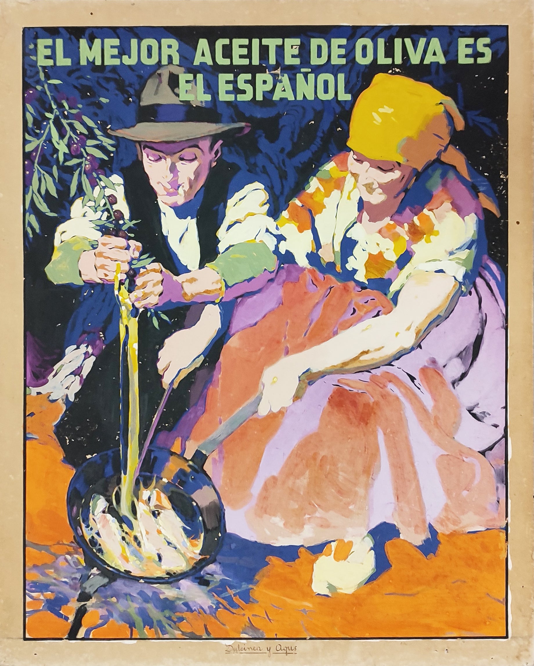 'EL MEJOR ACEITE DE OLIVA ES EL ESPAÑOL' (I) - JOSEP SEGRELLES. 1950