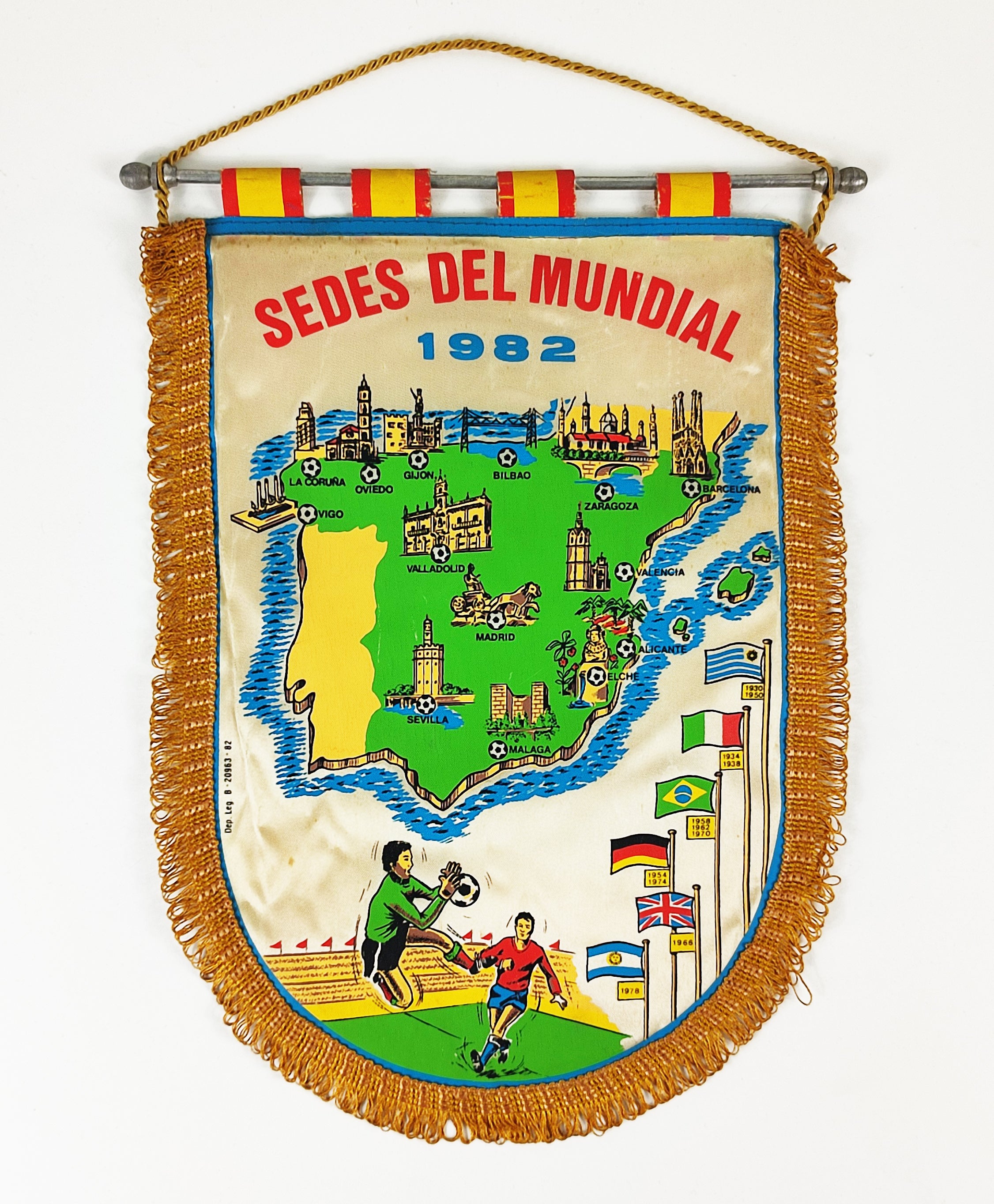 SPAIN 1982 WORLD CUP PENNANT